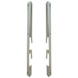 Chrome Shop Mafia Stainless Steel Rear Breather Panels W/ Five 3/4 Inch Round Light Holes, 3 Bolt For Peterbilt 589  Chrome Shop Mafia Stainless Steel Rear Breather Panels W/ Five 3/4 Inch Round Light Holes, 3 Bolt For Peterbilt 589