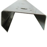 Chrome Shop Mafia Stainless Steel Rear Breather Panels W/ Five 3/4 Inch Round Light Holes, 3 Bolt For Peterbilt 589  Chrome Shop Mafia Stainless Steel Rear Breather Panels W/ Five 3/4 Inch Round Light Holes, 3 Bolt For Peterbilt 589