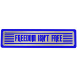 Chrome Shop Mafia Freedom Isn't Free Step Plate - Blue Powder Coat, 5 X 20 X 1/4 Inch Chrome Shop Mafia Freedom Isn't Free Step Plate - Blue Powder Coat, 5 X 20 X 1/4 Inch