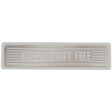 Chrome Shop Mafia Freedom Isn't Free Step Plate - Plain, 5 X 20 X 1/4 Inch Chrome Shop Mafia Freedom Isn't Free Step Plate - Plain, 5 X 20 X 1/4 Inch