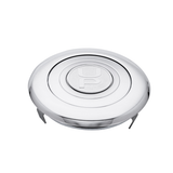 Chrome Aluminum Steering Wheel Horn Button With UP Logo