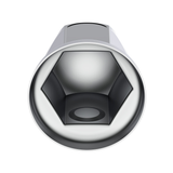 Chrome Steel Standard Nut Cover With Flange