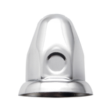 Chrome Steel Bullet Nut Covers With Flange