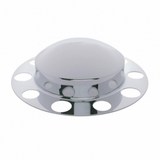 Chrome Dome Front Axle Cover 2PC Kit For 1-1/2" Nut Cover - Steel Wheel (2-Pack)