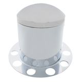 Chrome Dome Rear Axle Cover 3PC Kit For 1-1/2" Nut Cover - Steel Whee