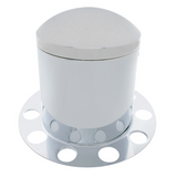 Chrome Dome Rear Axle Cover 3PC Kit For 1-1/2" Nut Cover - Aluminum Wheel