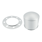 Chrome Dome Rear Axle Cover 2PC Kit For 33mm Nut Cover - Steel/Aluminum Wheel (8 Hole)