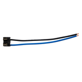 2-Wire Universal H7 Halogen Bulb Headlight Connector. Two Pins at 90° Angle