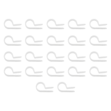3/8" I.D. Natural Nylon Cable Clamps (22-Pack)