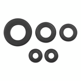 21/32", 7/8",1",1 3/8" Mounting Holes Black Vinyl Grommets (5-Pack)