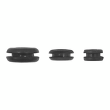 1/4",5/16",3/8" Mounting Holes Black Vinyl Grommets (13-Pack)