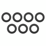 5/8" Mounting Hole Black Vinyl Grommet (7-Pack)