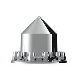Spike Rear Axle Cover With 33mm Flat Top Thread-On Nut Covers - Chrome