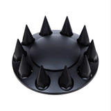Dome Front Axle Cover With 33mm Spike Thread-On Nut Covers