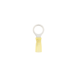 12-10 AWG 3/8" Stud CS Heat Shrink Ring Terminal - Yellow (4-Pack)