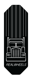 RWC Pedal Logo Plates - Chrome Truck Pedal Covers