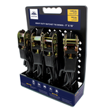 1" X 15' Ratchet Tie Down - S Hook (4-Pack) test