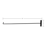 31" Long Fifth Wheel Pin Puller, J-Hook