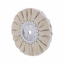 White Treated Airway Buff - 5/8" & 1/2" Arbor