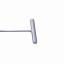 Chrome 36" Long Fifth Wheel Pin Puller, S-Hook