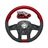 18" YourGrip Leather & Wood Candy Color Steering Wheel For 2012-2021 PB 579&2013-2021 KW T680