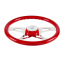 18" Boss Steering Wheel With Color Matching Horn Bezel