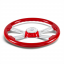 18" 4 Spoke Steering Wheel With Color Matching Horn Bezel