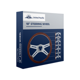 18" Chrome Blade Steering Wheel