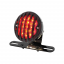 Motorcycle LED Rear Fender Tail Light With Black Grille Bezel