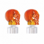 Stainless Bumper Guide Kit With Skull Top - Amber (Pair)