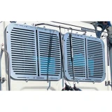 Rear Window Guards For Freightliner Cascadia - Stainless Steel
