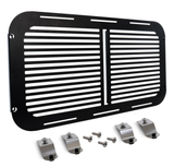 Rear Window Guard For Peterbilt & Kenworth - Stealth Black Powder Coat