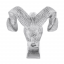 Die-Cast Bighorn Hood Ornament
