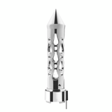 Brooklyn Spike Gearshift Knob With LED 9/10 Speed Adapter - Chrome