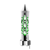 Brooklyn Spike Gearshift Knob With LED 9/10 Speed Adapter - Chrome