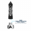 Thread-On Brooklyn Spike Gearshift Knob With 13/15/18 Speed Adapter - Matte Black/Vertical