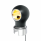 Thread-On Charlotte Gearshift Knob With LED 13/15/18 Speed Adapter