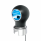 Thread-On Charlotte Gearshift Knob With LED 13/15/18 Speed Adapter