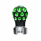 Thread-On Phoenix Ball Gearshift Knob With LED 13/15/18 Speed Adapter