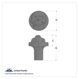 Skull Air Valve Knob