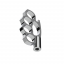 1/2"-13 Thread-On Knuckle Gearshift Knob - Chrome