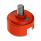 1/2"-13 Thread-On Shift Knob Mounting Adapter For Eaton Fuller Style 13/15/18 Shifter (Bulk)
