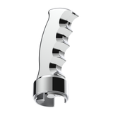 Thread-On Pistol Grip Gearshift Knob With Chrome 13/15/18 Speed Adapter
