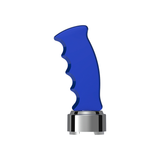Thread-On Pistol Grip Gearshift Knob With Chrome 9/10 Speed Adapter
