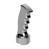 Thread-On Pistol Grip Gearshift Knob With Chrome 9/10 Speed Adapter