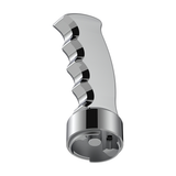 Thread-On Pistol Grip Gearshift Knob With Chrome 9/10 Speed Adapter