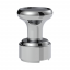 Thread-On Gearshift Knob & Adapter For Eaton Fuller Style 9/10 Shifter - Chrome