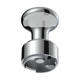 Thread-On Gearshift Knob & Adapter For Eaton Fuller Style 9/10 Shifter - Chrome