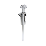 Skull Thread-On Gearshift Knob With 13/15/18 Speed Adapter - Chrome