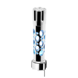 Austin Gun Cylinder Gearshift Knob With LED 9/10 Speed Adapter - Chrome
